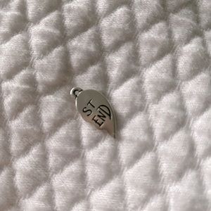 James Avery Half of Best Friend Charm “ST END”